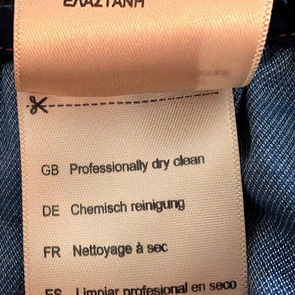 Scotch & Soda Amsterdam Mens Sz S Navy Green Fave Drawstring Pockets Taper Pants - Picture 12 of 12